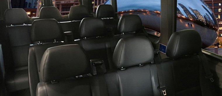 Executive vans for private group transport